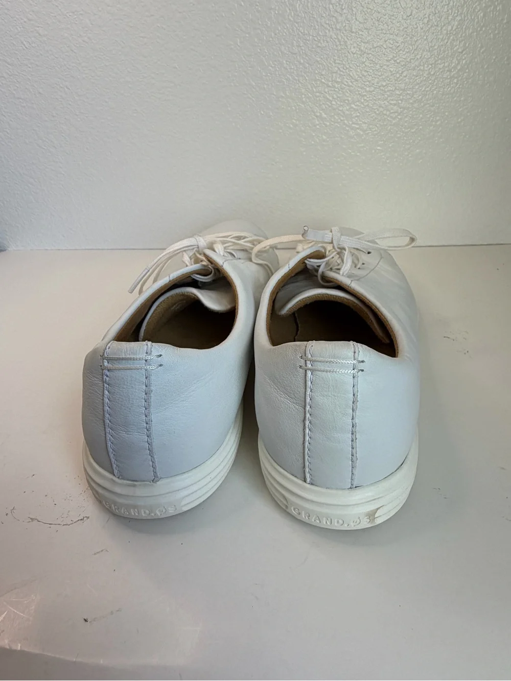 Size 13 Cole Haan Grand OS C26515 Crosscourt Cross Court Men’s White Sneakers